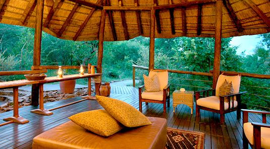 Impodimo Game Lodge - Madikwe Game Reserve - Lounge Deck