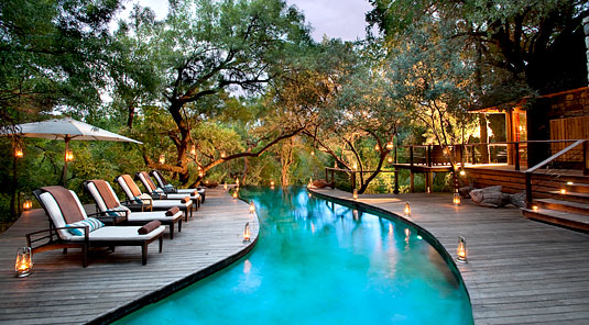 Owners House, Swimming Pool - Morukuru Lodge - Madikwe Game Reserve