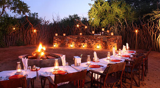 Madikwe Game Reserve - Rhulani Safari Lodge - Boma Dining