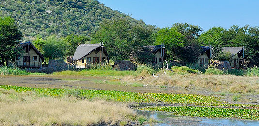 Rustic Thatched Chalets - Tau Game Lodge - Madikwe Game Reserve